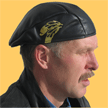 Foil Feather Breeze Cap - Leather Hat
